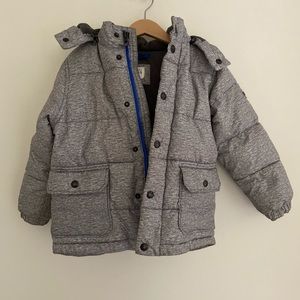 Gap boys 5t gray puffer coat